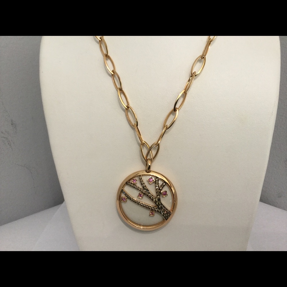 18k Rose Gold Luca Carati necklace